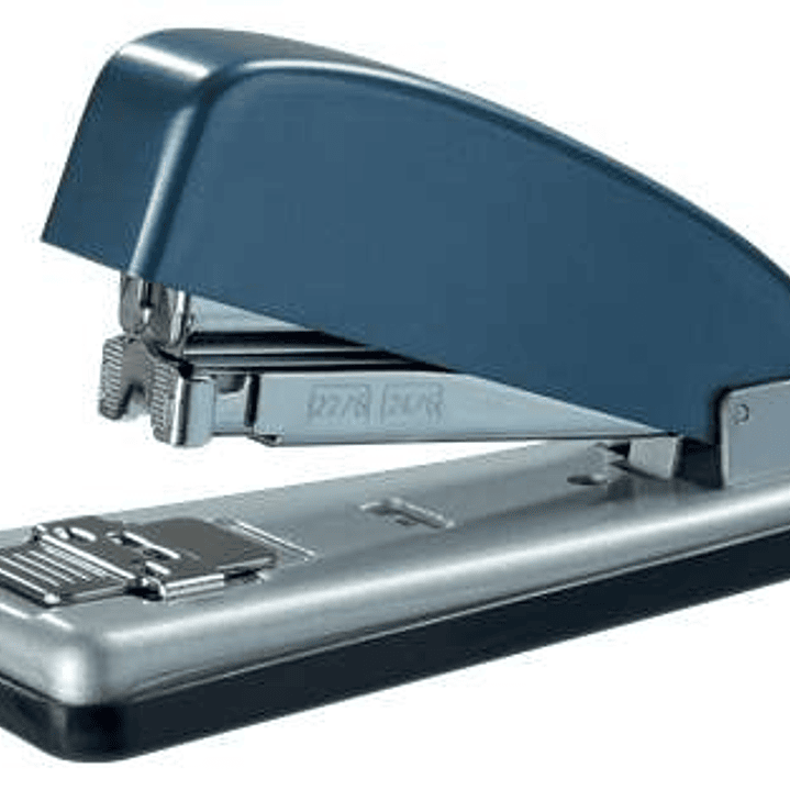 Petrus 226 Grapadora Metalica - Hasta 30 Hojas - Grapado Cerrado, Abierto y Clavado - Color Azul/Plata 1