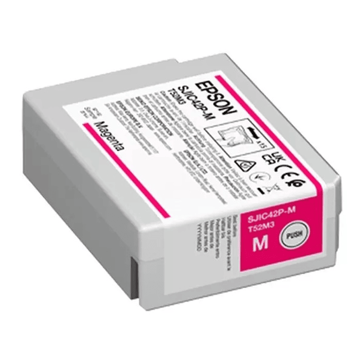 Epson SJIC42P-M Magenta Cartucho de Tinta Original - C13T52M340 1