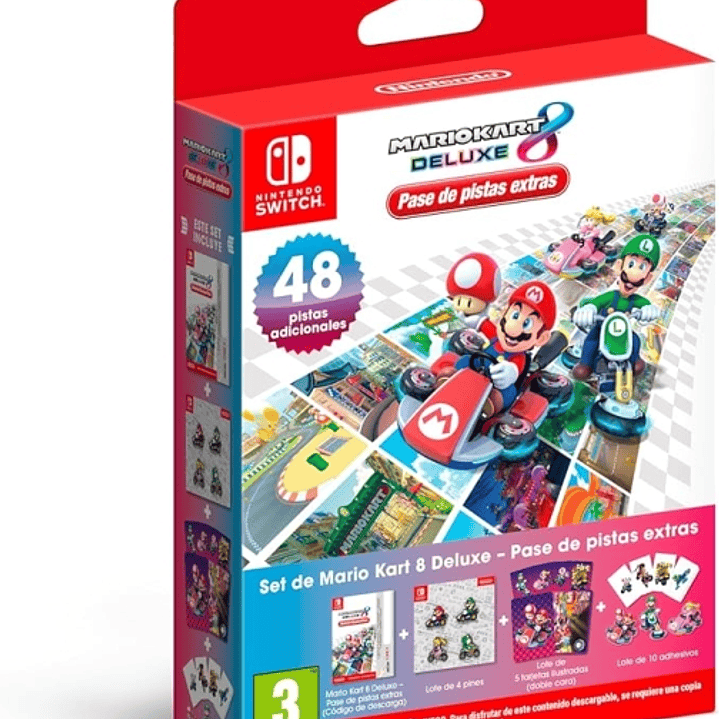 Nintendo Mario Kart 8 Booster Pack Contenido Adicional para Videojuego Mario Kart 8 Deluxe - Genero Carreras/Party - PEGI 3 1