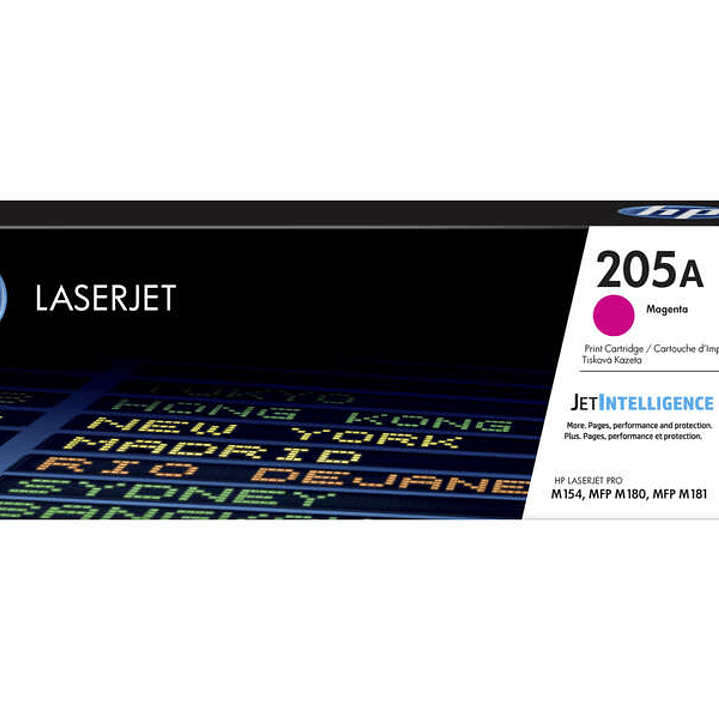 HP CF533A Magenta Cartucho de Toner Original - 205A 1