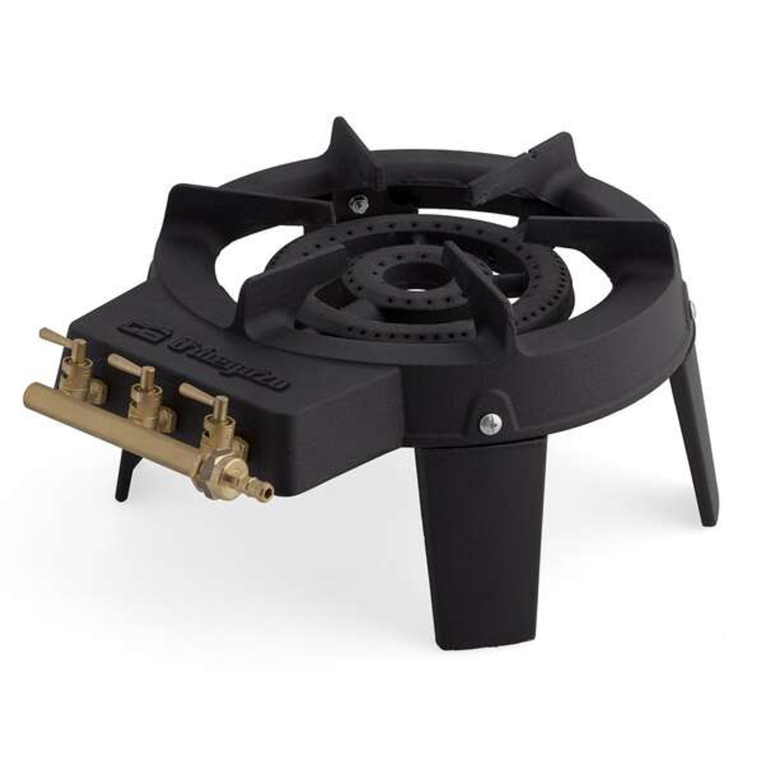 Orbegozo FO 6400 Hornillo a Gas Resistente y Eficiente - Potencia 7.000W - Hierro Fundido - Doble Quemador - Seguro y Practico 1