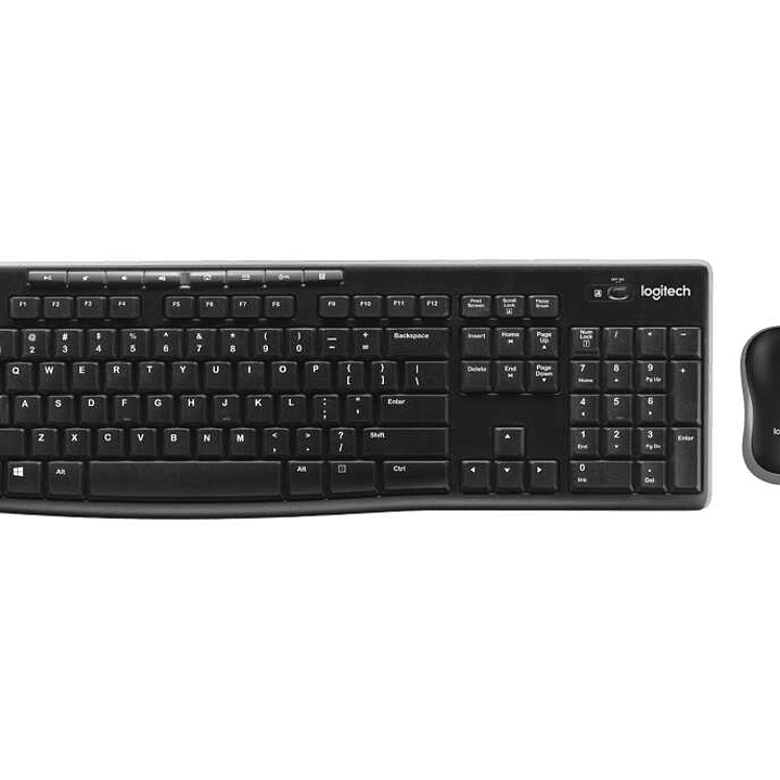 Logitech MK270 Pack Inalambrico USB Teclado Multimedia + Raton 1000dpi 3 Botones - Uso Ambidiestro - Color Negro 1