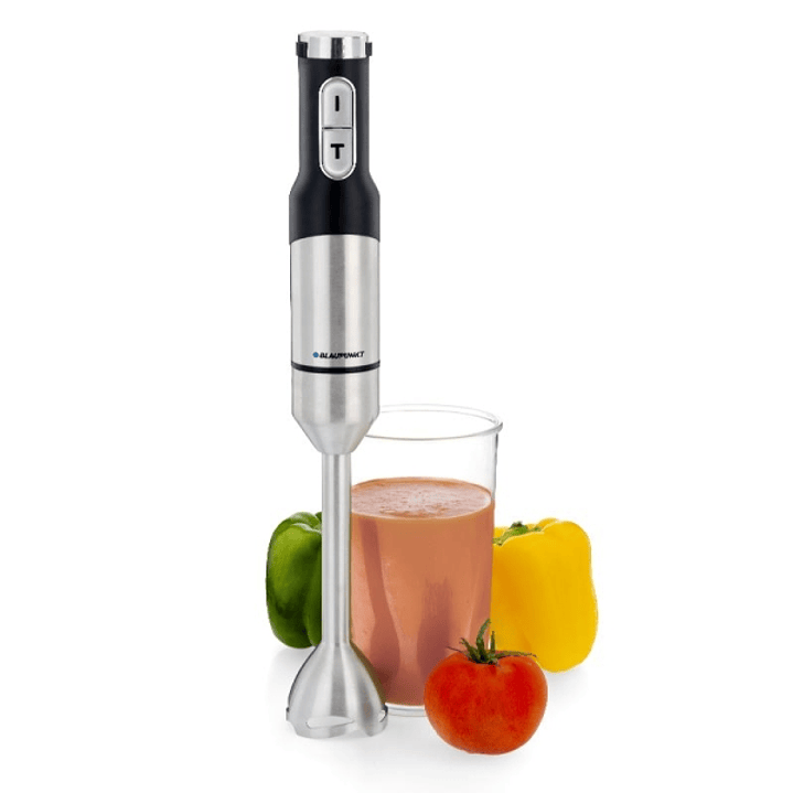Blaupunkt Batidora de Mano - Potencia 1500W - Cuchillas de Acero Inoxidable - Apto para Lavavajillas - Color Negro y Gris 1