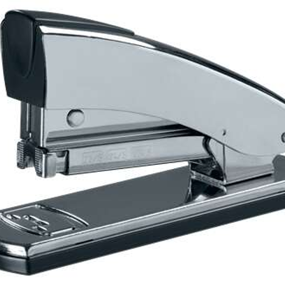 Petrus 2001C Grapadora Metalica Retro - Hasta 30 Hojas - Grapado Cerrado, Abierto y Clavado - Color Cromado 1