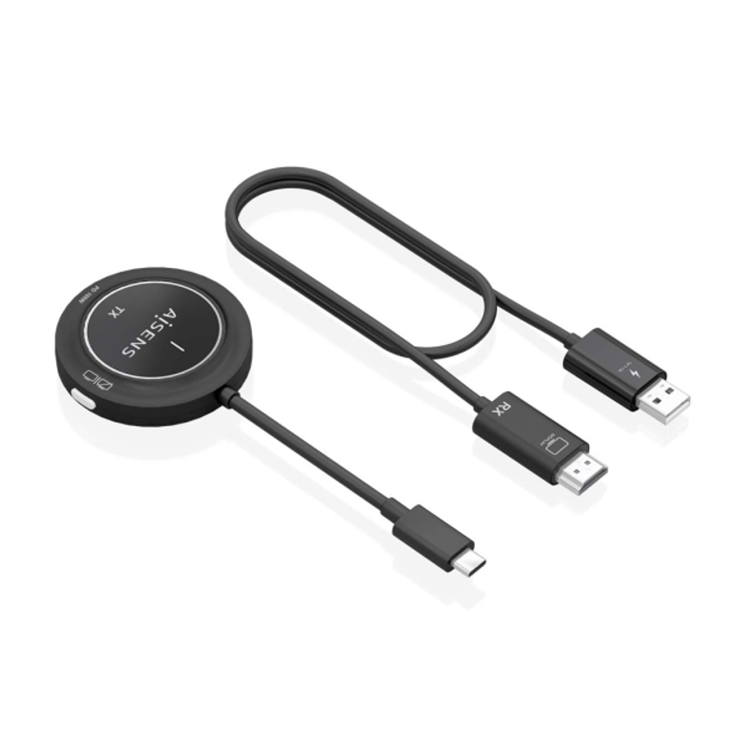 Aisens USB-C a HDMI Inalambrico 1080P 60Hz 30m - USB-C PD 100W - Color Negro 1