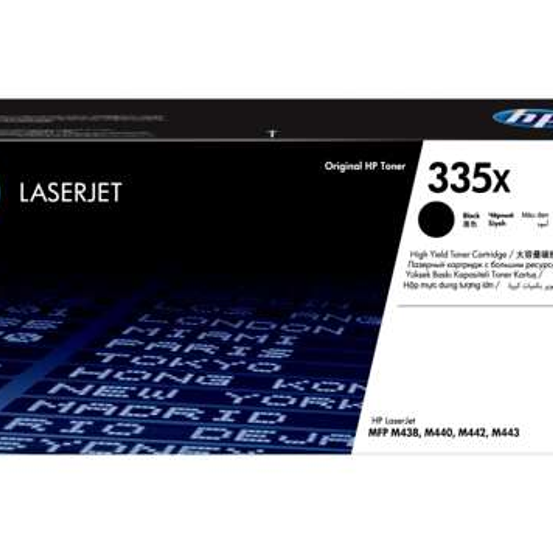 HP W1335X Negro Cartucho de Toner Original - 335X 1