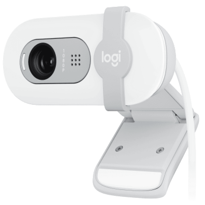 Logitech Brio 100 Webcam Full HD - 2 Megapixeles - Antirreflectante - Color Blanco Crudo 1