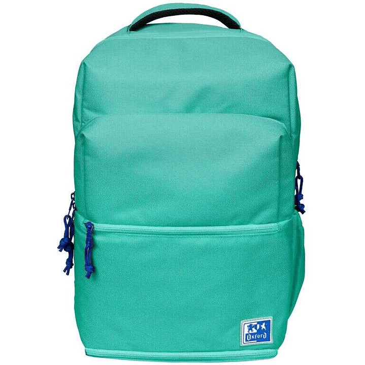 Oxford +LB B-Out Mochila Escolar - Compartimento Isotermico - Cremallera Expandible - Tirantes Acolchados y Ajustables - Tamaño 42x30x15cm - Color Tur 1
