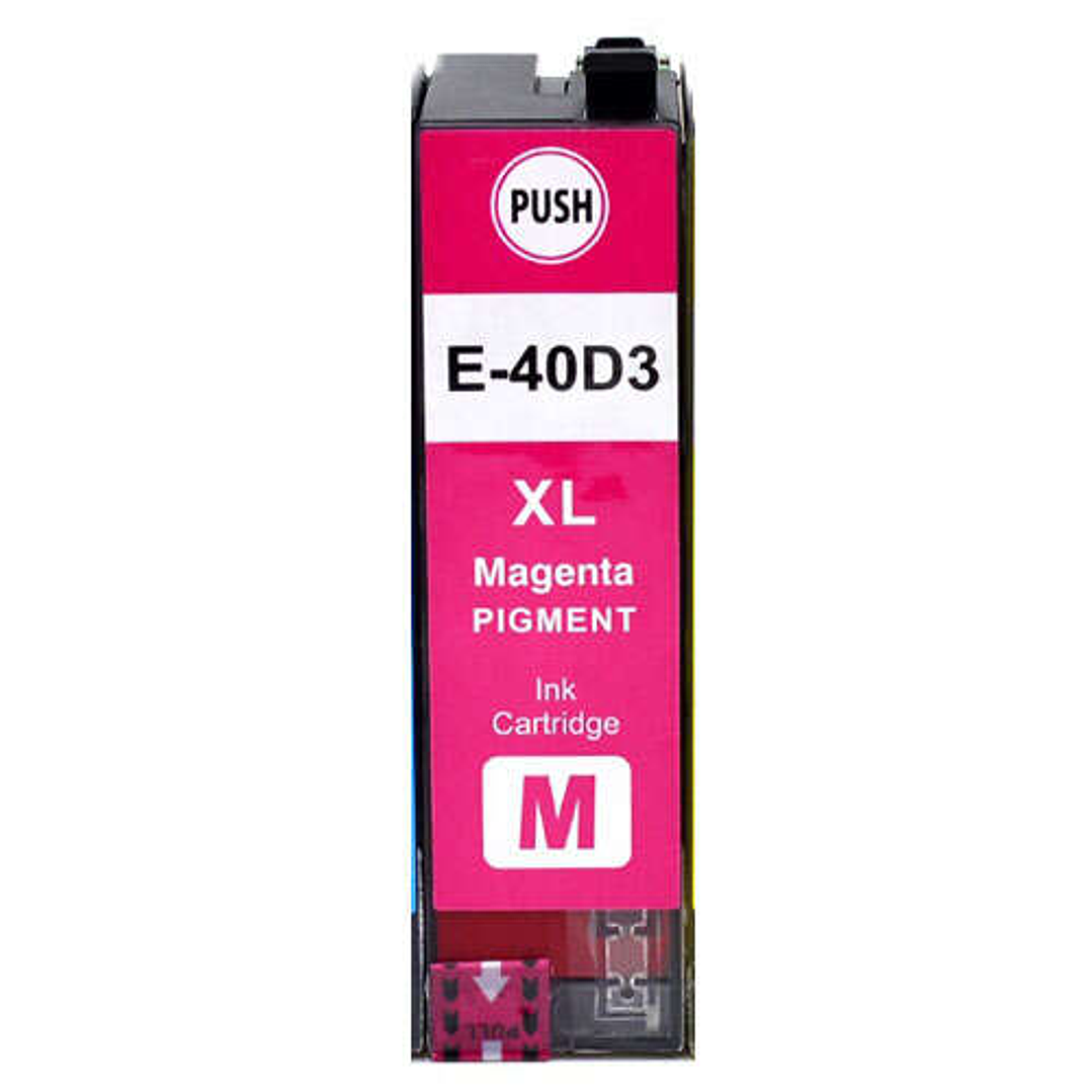 Epson T40D3 Magenta Cartucho de Tinta Pigmentada Generico - Reemplaza C13T40D340/C13T40C340 1