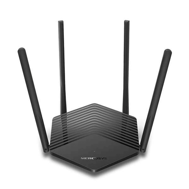 Mercusys MR60X Router Inalambrico WiFi 6 Doble Banda - 3 Puertos 10/100/1000Mbps - 4 Antenas 5dBi 1