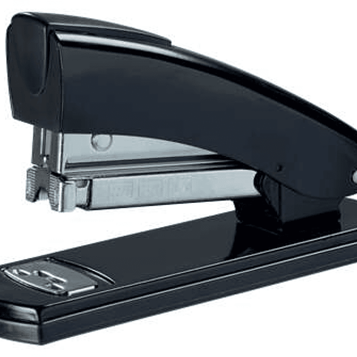 Petrus 2001 Grapadora Metalica Retro - Hasta 30 Hojas - Grapado Cerrado, Abierto y Clavado - Color Negro 1