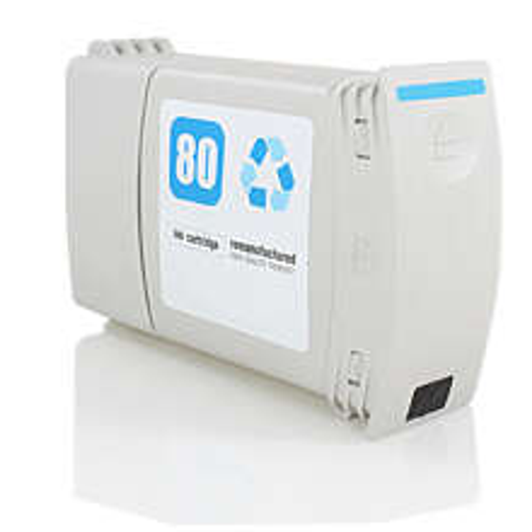 Generico HP 80 Cyan Cartucho de Tinta - Reemplaza C4846A 1