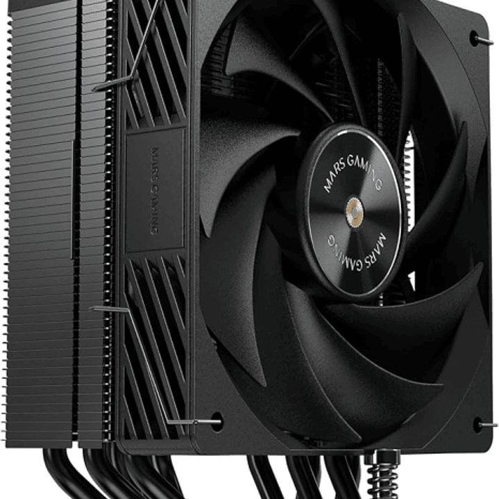 Mars Gaming MCPU-X5 Disipador CPU con 280W de Potencia - Ventilador PWM de 120mm - 5 Heatpipes HCT - Rendimiento Ultrasilencioso - Color Negro 1