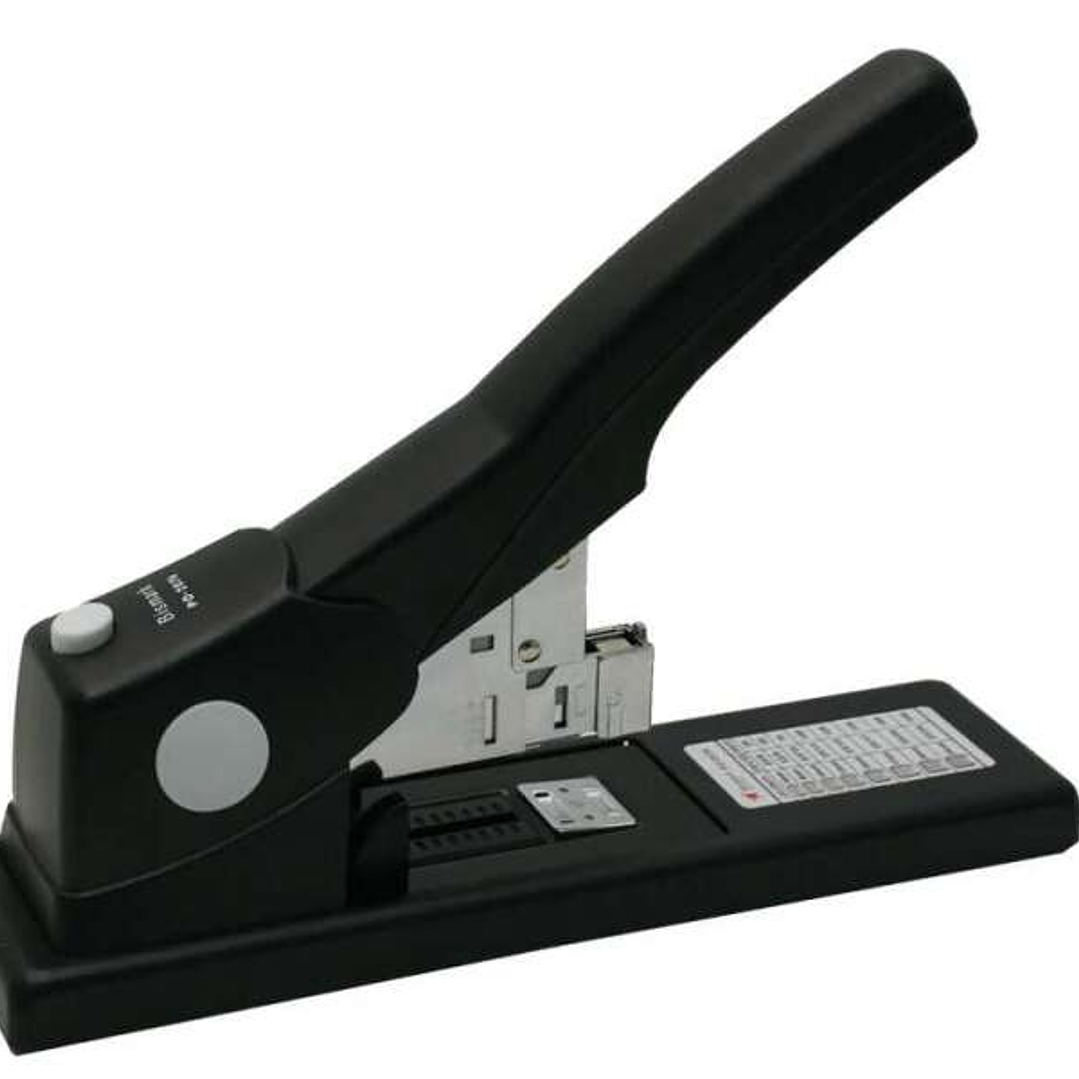 Bismark Grapadora de Gruesos 24mm - Funcion de Grapado en Plano - Capacidad para 200 Hojas - Color Negro 1