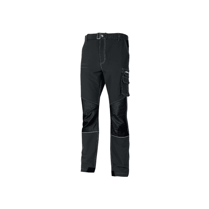 Upower Ibiza Pantalon de Trabajo Confortable - Talla S - Tejido Tecnico Elastico, Bolsillos Inteligentes, Cinturon Integrado, Detalles Reforzados, Cin 1
