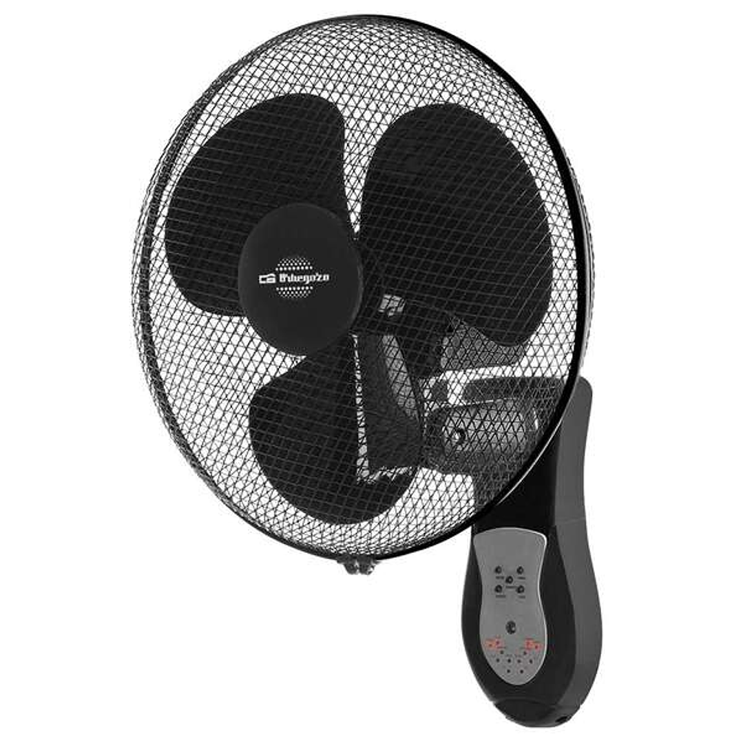 Orbegozo WF 0243 Ventilador de Pared Silencioso con Mando a Distancia - Potente y Versatil - 3 Modos de Ventilacion y Temporizador - Ideal para Cualqu 1
