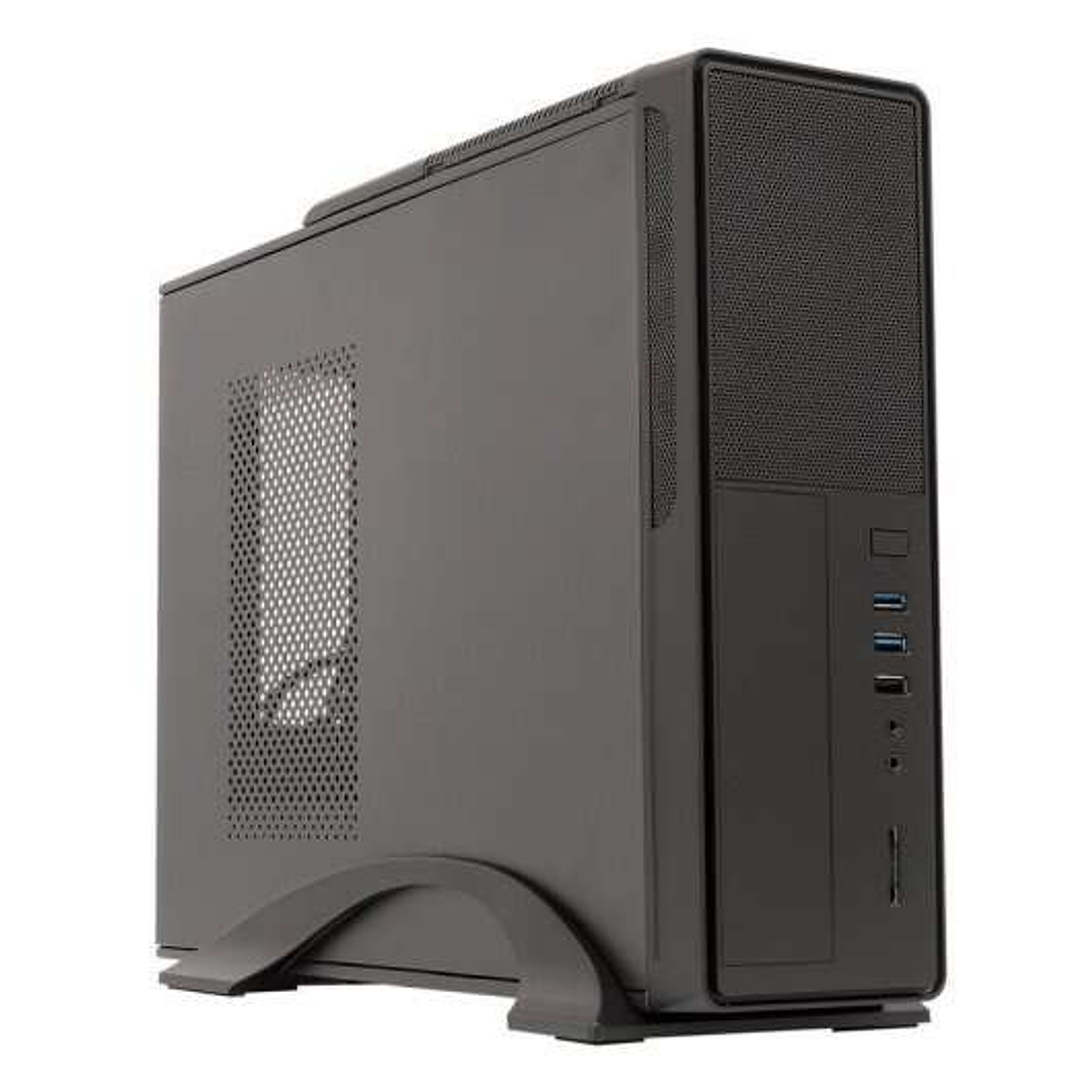 Unykach UK2010 85% Eficencia Caja Torre MicroATX - Fuente de Alimentacion 300W 85% Incluida - Tamaño Disco Soportado 3.5
