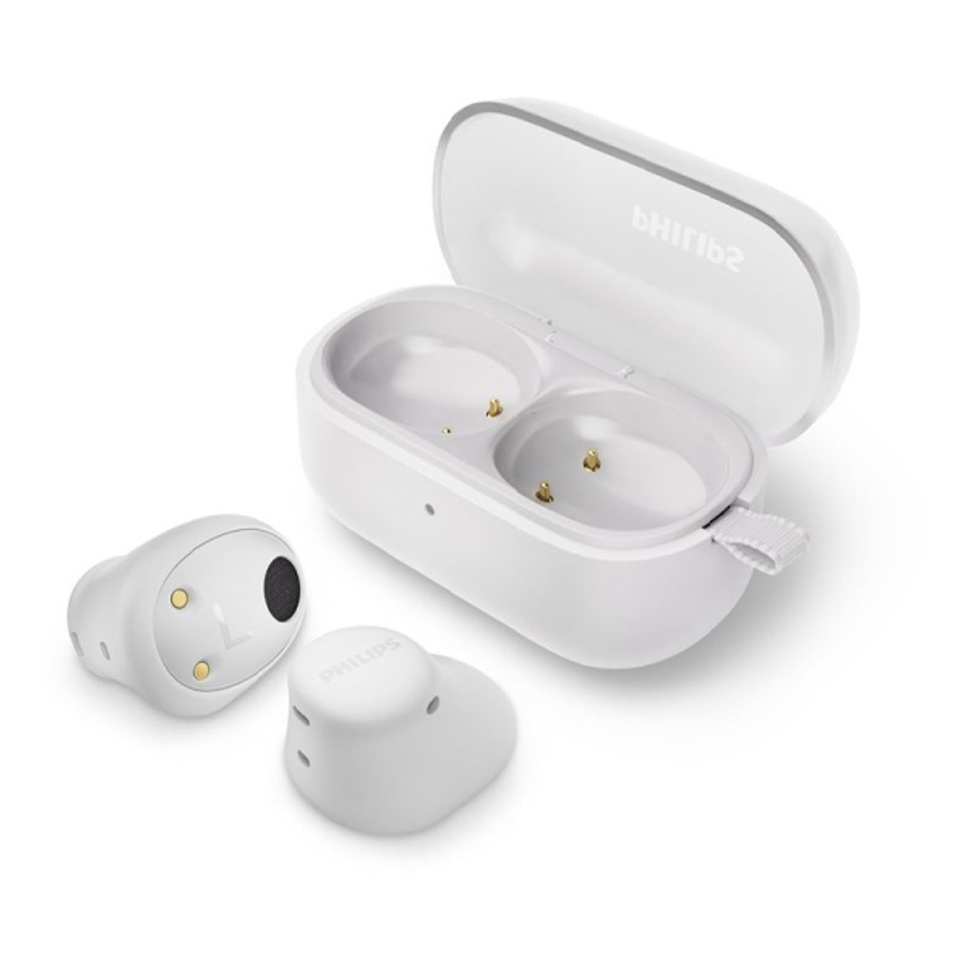 Philips Auriculares Intraurales Inalambricos - Bluetooth - TWS - IPX4 - Microfono Integrado - Color Blanco 1