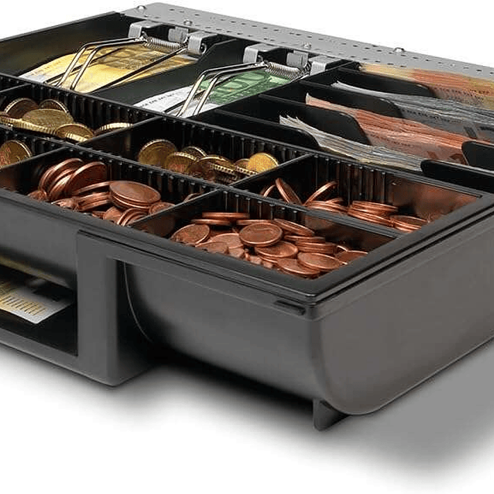 Safescan 4141T2 Gaveta - Cambios de Turno Eficientes - Diseño Ajustable - Conteo Rapido - Compatibilidad con Cajones Safescan 1