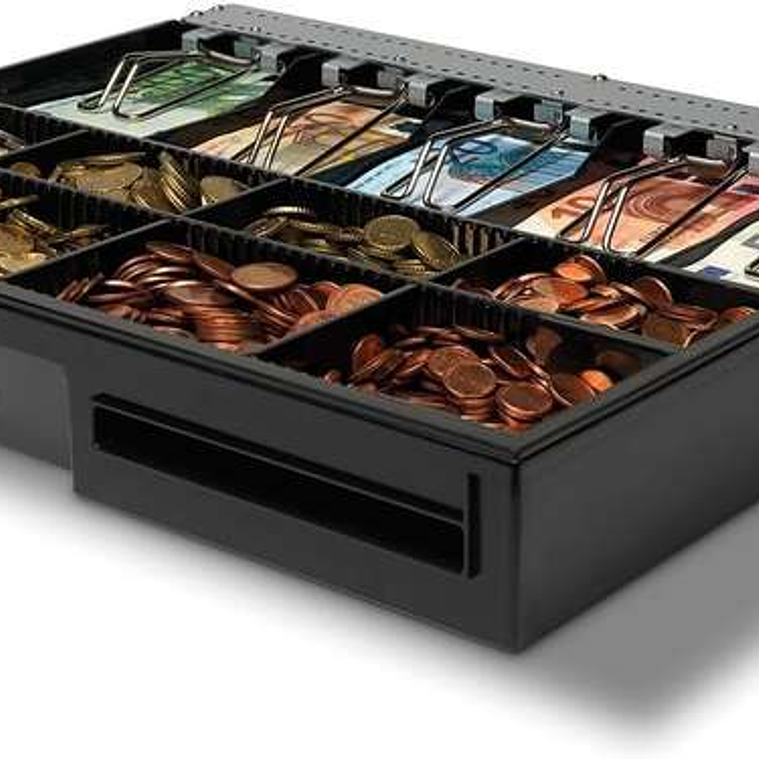 Safescan 4646T Gaveta para Cambios de Turno - Diseño Ajustable - Conteo Rapido - Compatible con Cajon HD-4646S 1