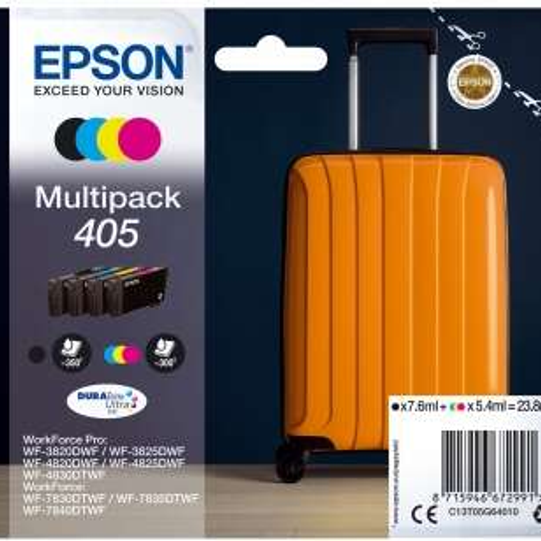 Epson 405 Pack de 4 Cartuchos de Tinta Originales - C13T05G64010 1