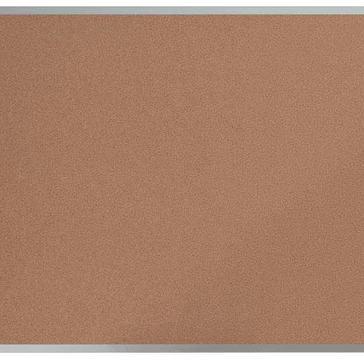 Nobo Essence Tablero de Anuncios de Corcho 900x600mm - Montaje en Esquinas - Superficie de Corcho - Marco de Aluminio Anodizado - Color Natural 1