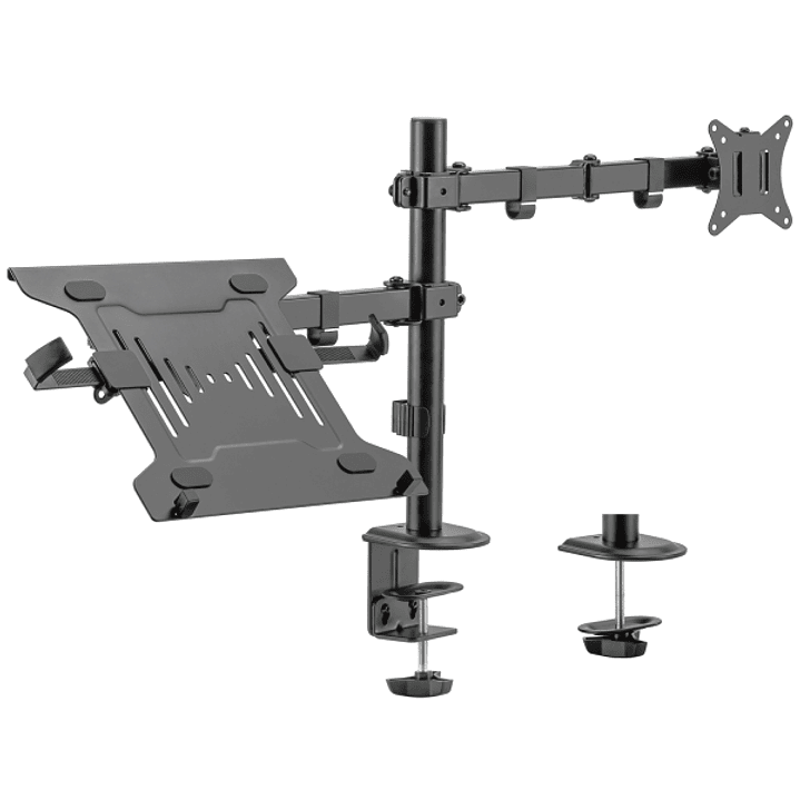 Ewent Soporte de Escritorio para 1 Monitor y 1 Portatil 34