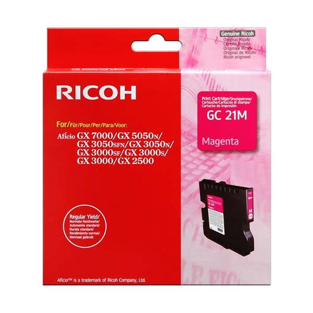 Ricoh GC21M Magenta Cartucho de Gel Original - 405534 1
