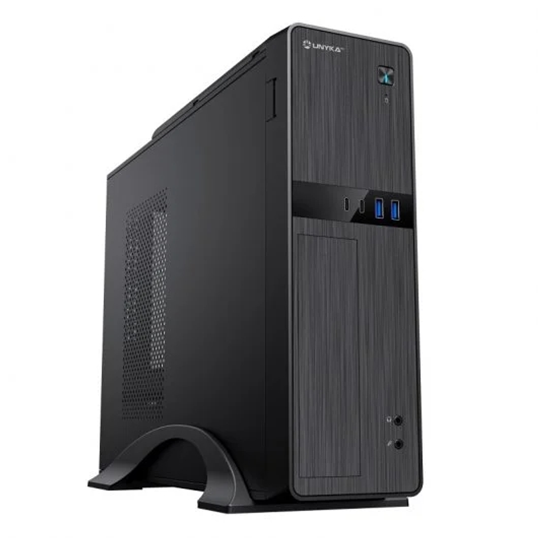 Unykach UK52112 Caja Torre MicroATX + Fuente de Alimentacion SFX 450W - Tamaño Disco Soportado 3.5