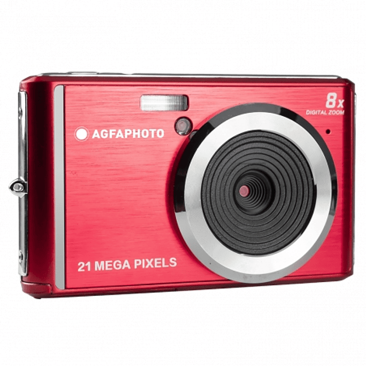 Agfaphoto DC5200 Camara Digital -  Sensor CMOS - Zoom Optico 8x - Color Rojo 1