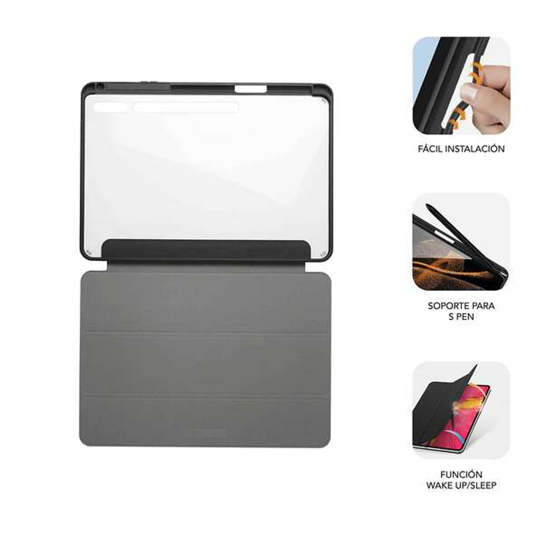 Subblim Funda Exclusiva para Samsung Galaxy Tab S9+/S9 FE+ 12,4 - Proteccion Total - Diseño Moderno - Material Resistente - Facil Instalacion - Angul 1