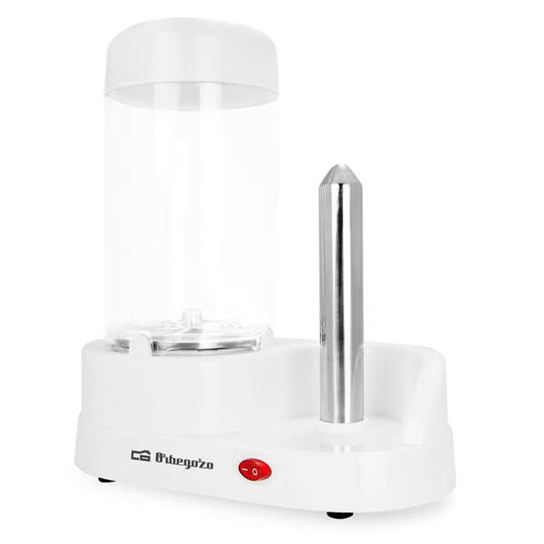 Orbegozo PR 3500 Maquina para Perritos Calientes - hasta 6 Salchichas - Punzon de Acero Inoxidable - Cubeta Antiadherente - Recipiente Desmontable - F 1