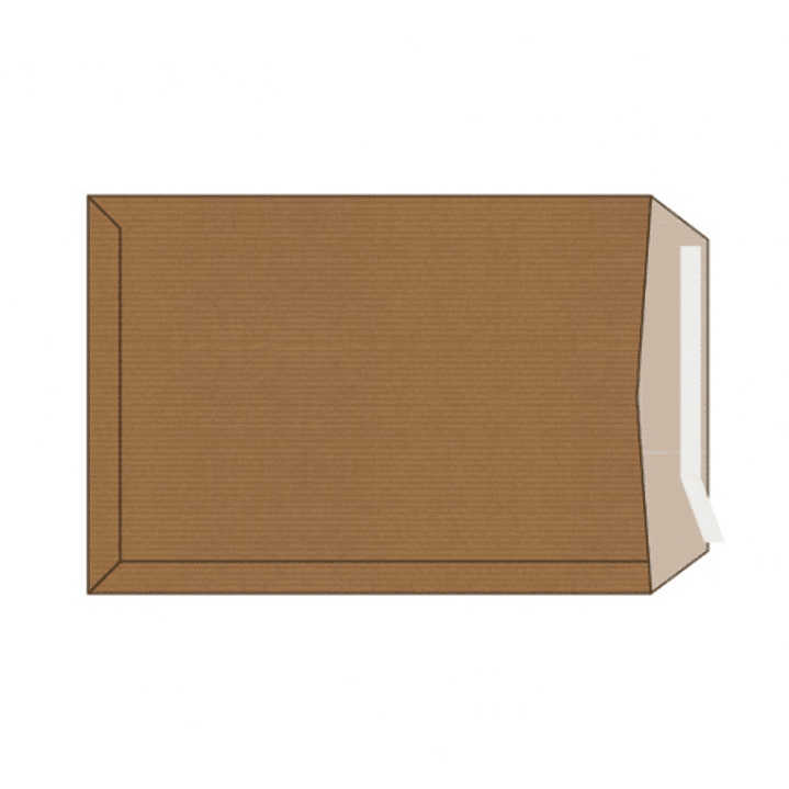 Sam Pack de 250 Sobres de Papel Kraft 90grs - Medidas 229x324mm - Autoadhesivo con Tira de Silicona - Color Marron 1