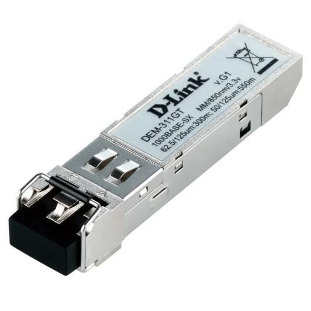 D-Link Modulo Mini-GBIC 1 Puerto LC 1000BaseSX Multimodo (3.3V, hasta 550m) 1