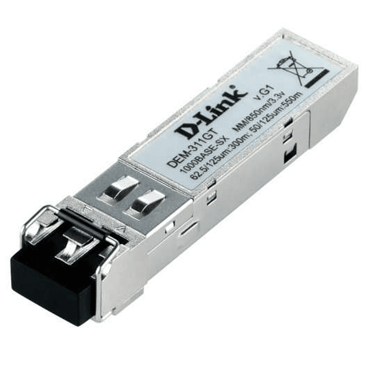 D-Link Modulo Mini-GBIC 1 Puerto LC 1000BaseSX Multimodo (3.3V, hasta 550m) 1