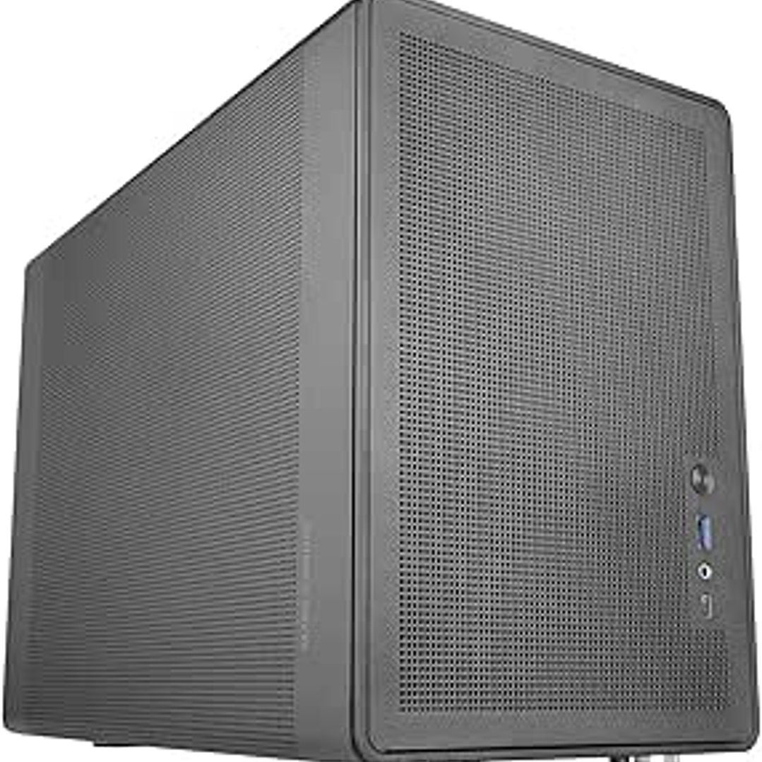 Mars Gaming MC-XPRO Minitorre Ultracompacta - Soporte MicroATX/Mini-ITX - Rejilla de Refrigeracion 360° - Ventilador Trasero de 120mm - 4 Ranuras de E 1