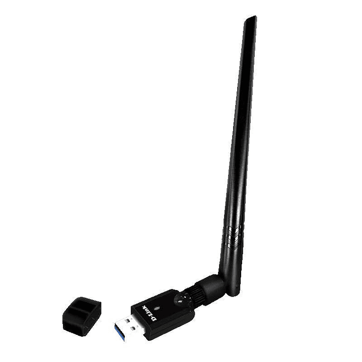 D-Link DWA-185 Adaptador USB WiFi Doble Banda AC1200 - USB 3.0 - Tecnologia MU-MIMO 1