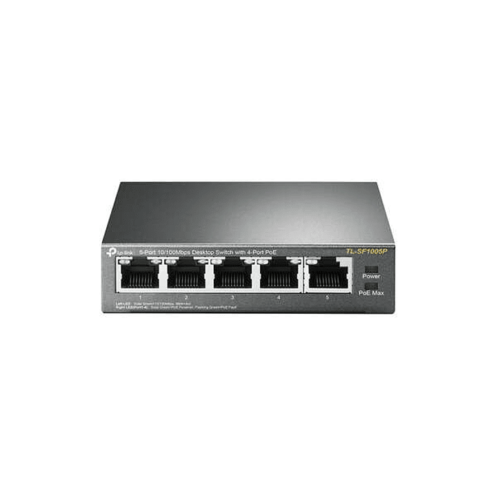 TP-Link Switch de Sobremesa - 5 Puertos a 10/100 Mbps PoE 1