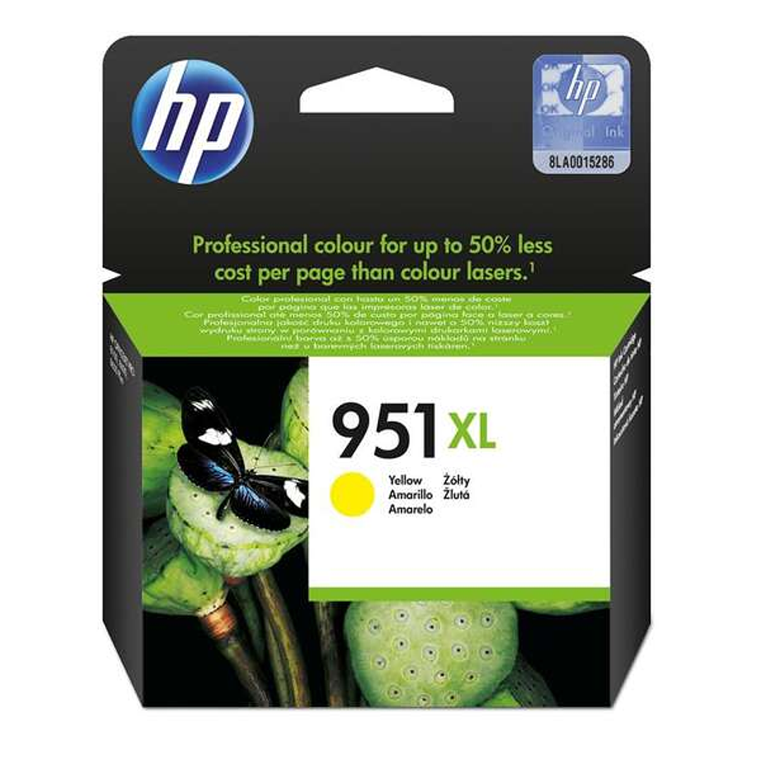 HP 951XL Amarillo Cartucho de Tinta Original - CN048AE 1