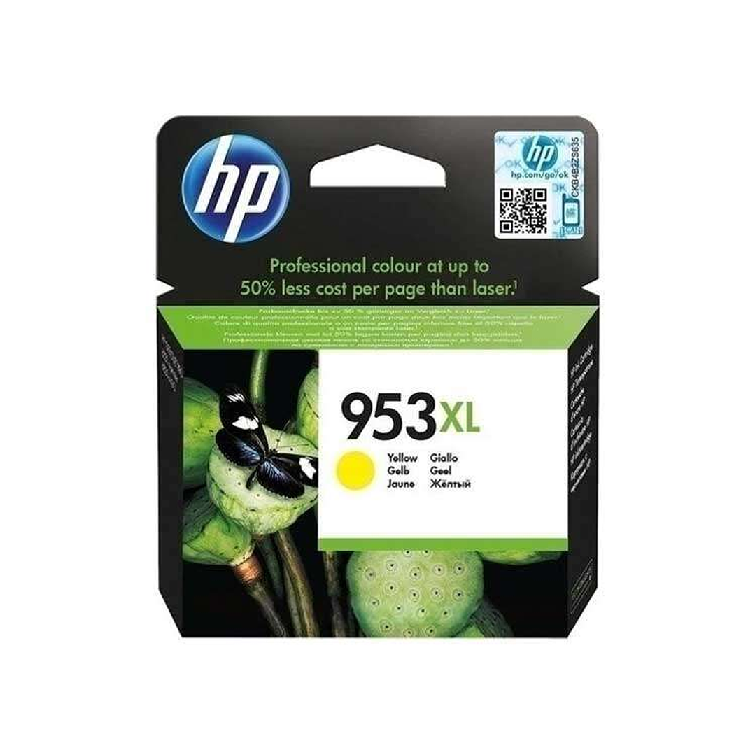 HP 953XL Amarillo Cartucho de Tinta Original - F6U18AE 1