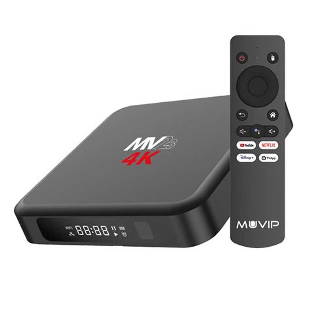 Muvip MV23 Mini PC Smart TV 4K 5G - Android 14 - Quad Core - 4GB RAM - 32GB - Color Negro 1