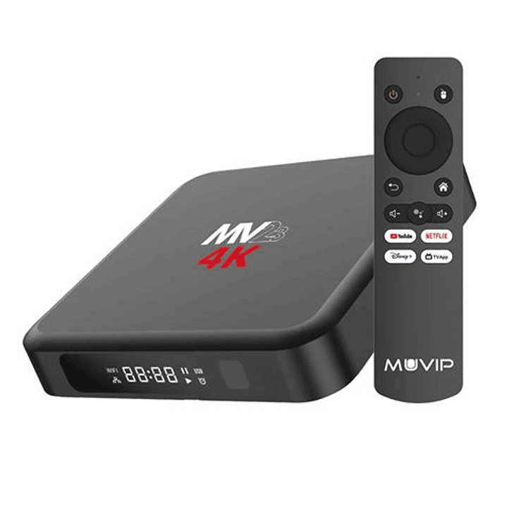 Muvip MV23 Mini PC Smart TV 4K 5G - Android 14 - Quad Core - 4GB RAM - 32GB - Color Negro 1