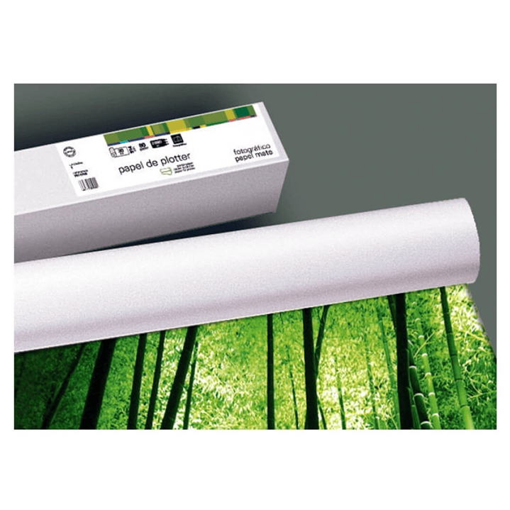 Fabrisa Bobina de Papel para Plotter Mate 140gr - Medidas 1067mm x 30m 1
