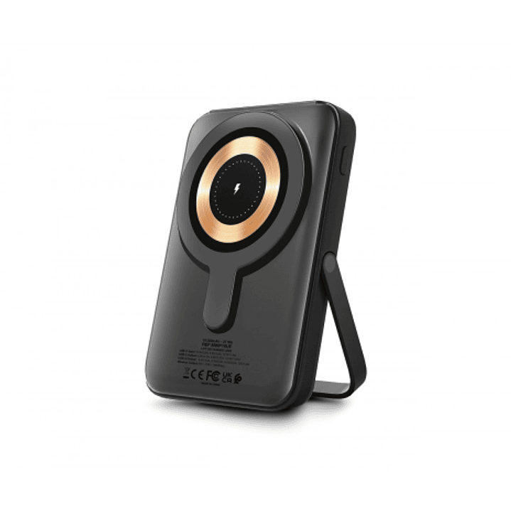 Urban Factory Magnee Power Powerbank Universal 10000mAh - Entrada USB-C - Salida USB-C, USB-A e Inalambrica - Color Negro 1