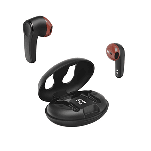 Hama Spirit Unchained Auriculares con Microfono Omnidireccional - Bluetooth - Rango 10m - Pantalla LED - Asistente de Voz - Color Negro