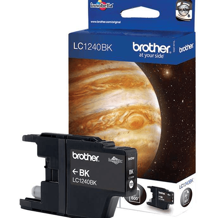 Brother LC1240 Negro Cartucho de Tinta Original - LC1240BKBP 1
