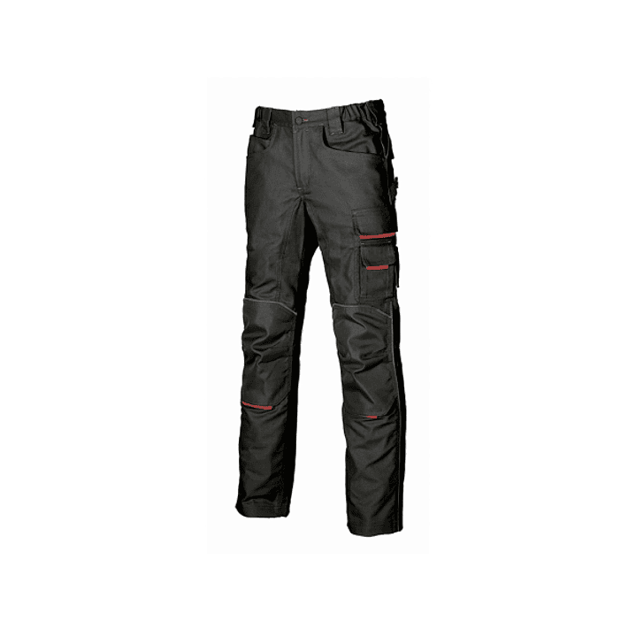 Upower Free Pantalon Multifuncional - Talla 44 - Multiples Bolsillos, Refuerzo y Costura Triple, Detalles Reflectantes, Bolsillos con Cierre de Seguri 1