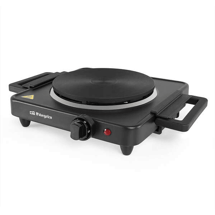 Orbegozo PE 2815 Placa Electrica Plegable - Alto Rendimiento 1500W - Asas Plegables - Indicador Luminoso - Sistema de Seguridad Anti-Sobrecalentamient 1