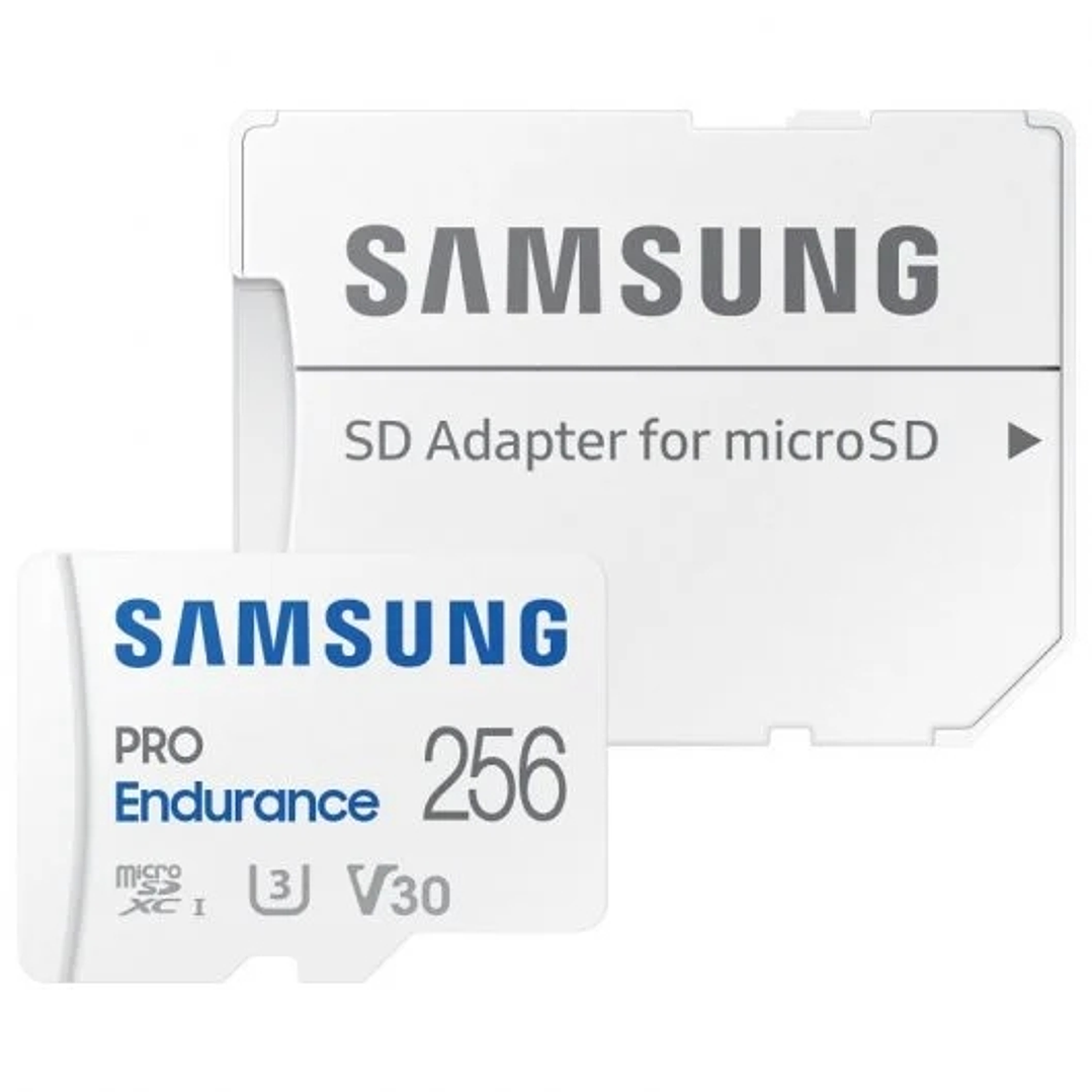 Samsung Pro Endurance Tarjeta Micro SDXC 256GB UHS-I V30 Clase 10 con Adaptador 1