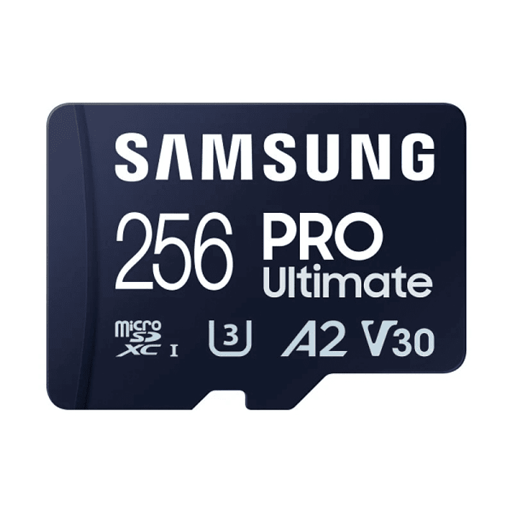 Samsung PRO Ultimate Tarjeta Micro SDXC 256GB UHS-I U3 A2 V30 con Adaptador SD 1